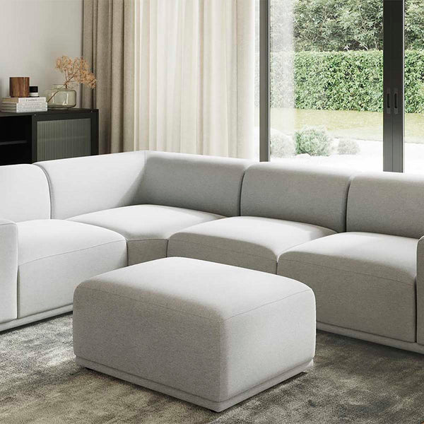 Life Interiors Bailey Fabric 4 Seater Corner Modular Sofa