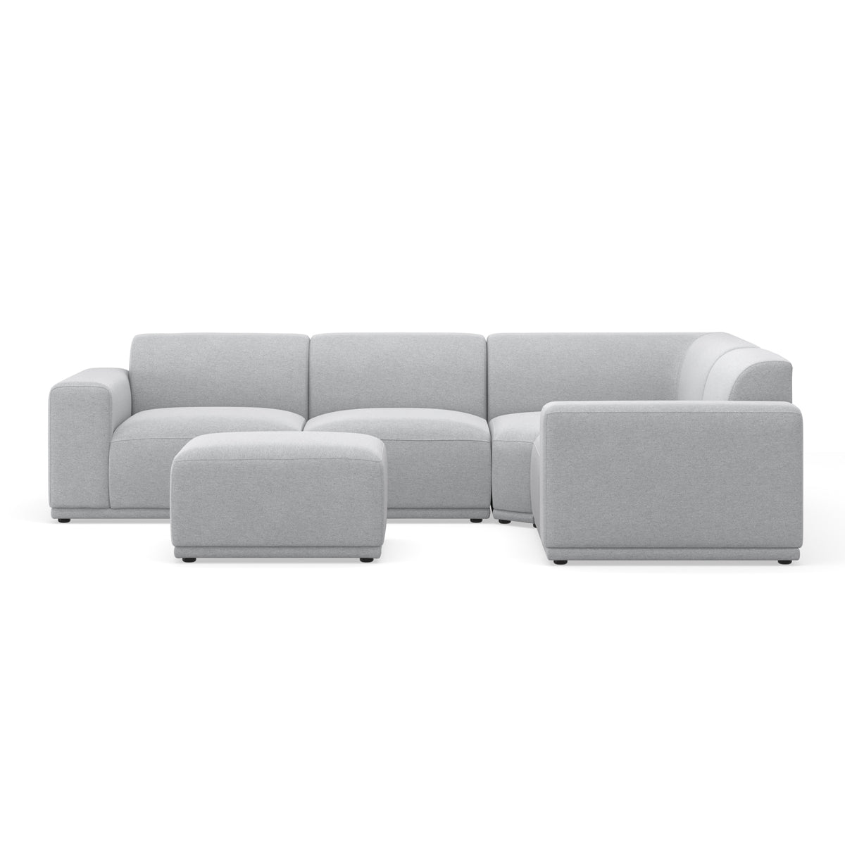 life interiors Bailey Fabric 4 Seater Corner Modular Sofa