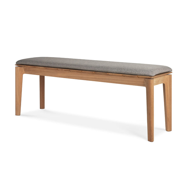 Life Interiors Bok Outdoor Fabric 2 Seater Bench (Teak Mocha)