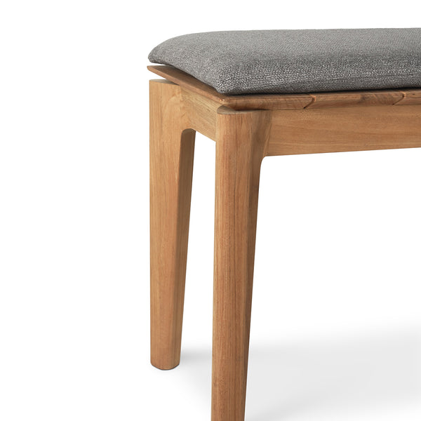 Life Interiors Bok Outdoor Fabric 2 Seater Bench (Teak Mocha)