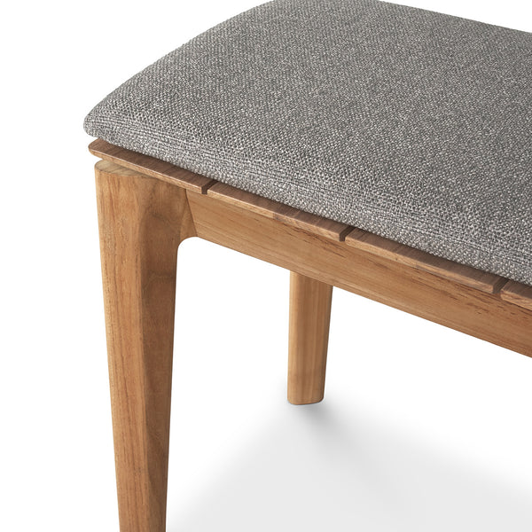 Life Interiors Bok Outdoor Fabric 2 Seater Bench (Teak Mocha)