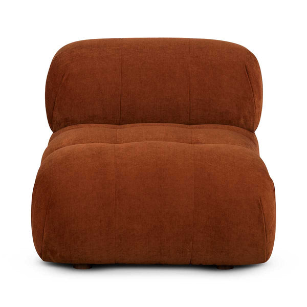 Life Interiors Bowie Textured Velvet Armless Modular Piece