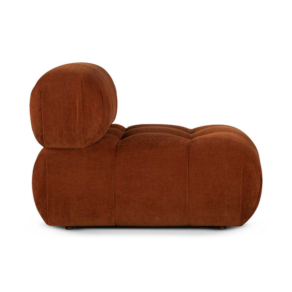 Life Interiors Bowie Textured Velvet Armless Modular Piece
