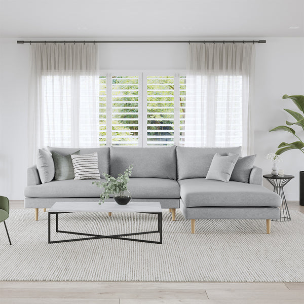 Life Interiors Byron Fabric Modular Sofa & Right Hand Chaise