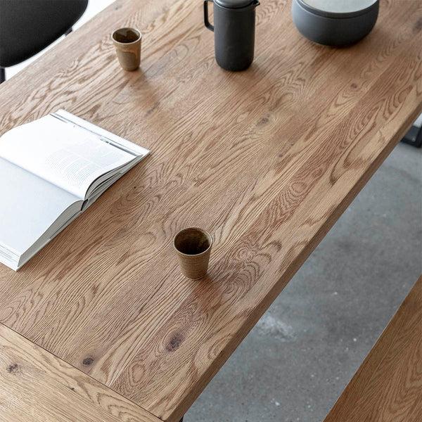 Life Interiors Calia Rectangle Extendable Dining Table (Oak 200-300cm)