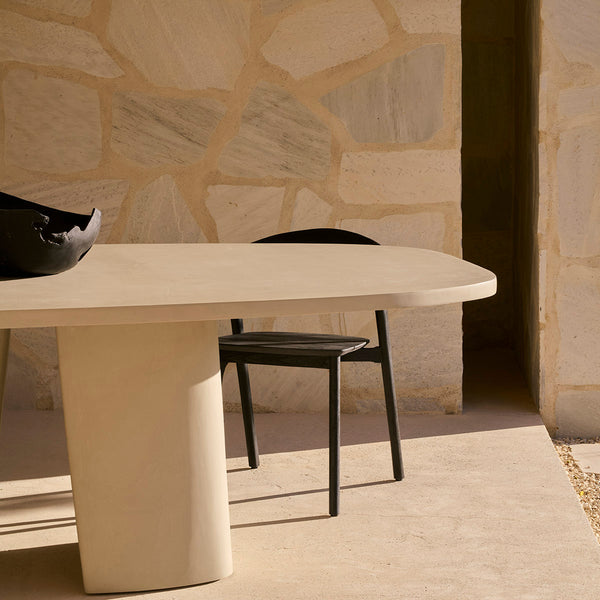 Life Interiors Canyon Concrete Outdoor Dining Table