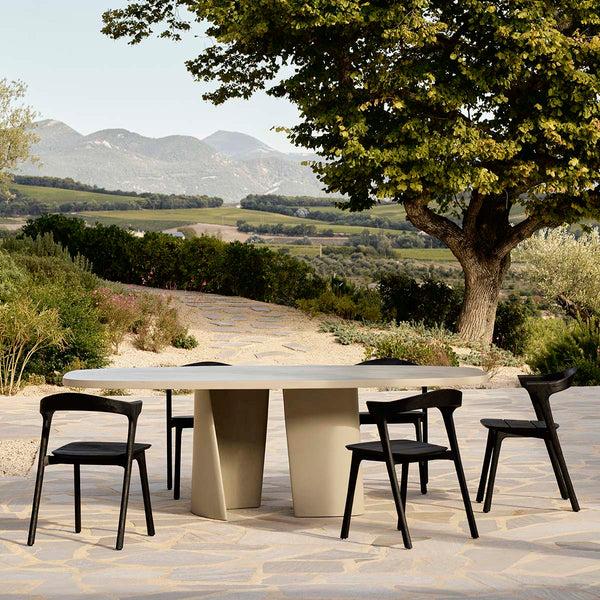 Life Interiors Canyon Concrete Outdoor Dining Table