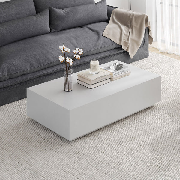 Life Interiors Carson Rectangular Concrete Coffee Table