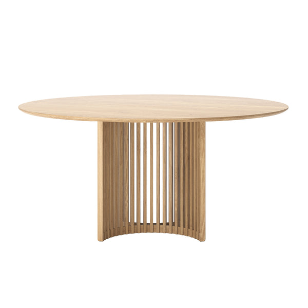 Life Interiors Casablanca Round Dining Table (Oak 150cm)
