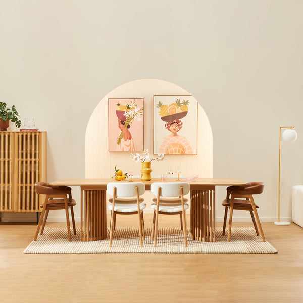 Life Interiors Casablanca Timber Extendable Dining Table