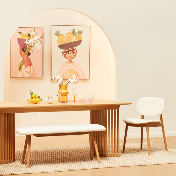 Life Interiors Casablanca Timber Extendable Dining Table