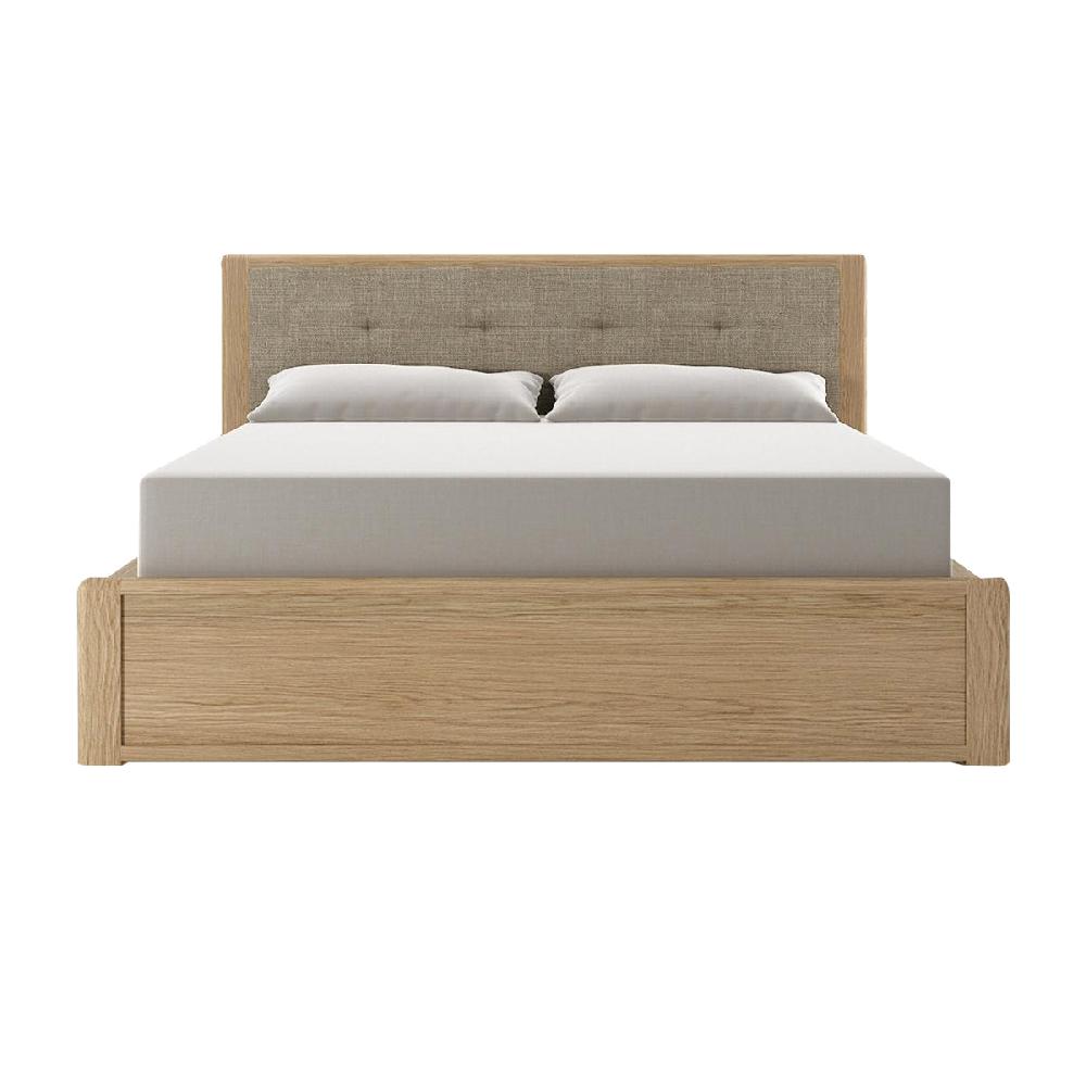 life interiors Circa Queen Bed With Fabric Headboard