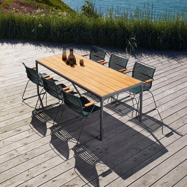 Life Interiors Click Outdoor Dining Chair With Armrest