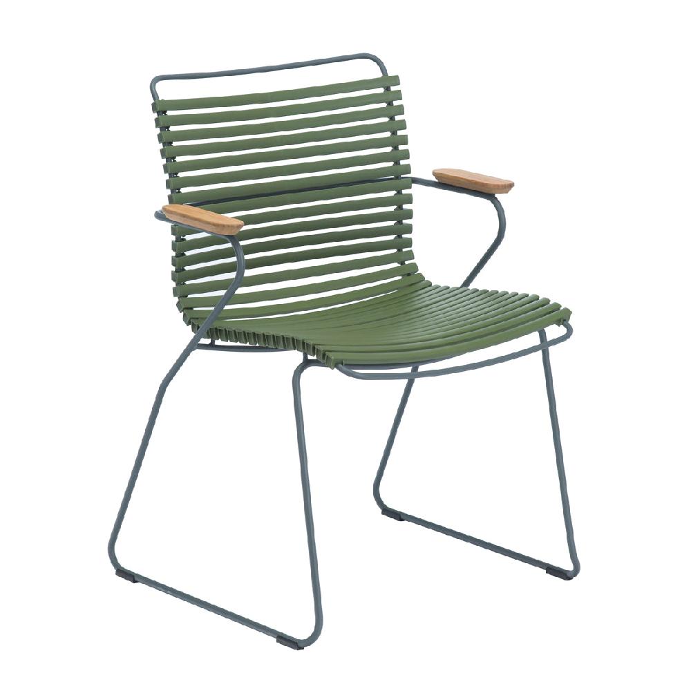 life interiors Click Outdoor Dining Chair with Armrest