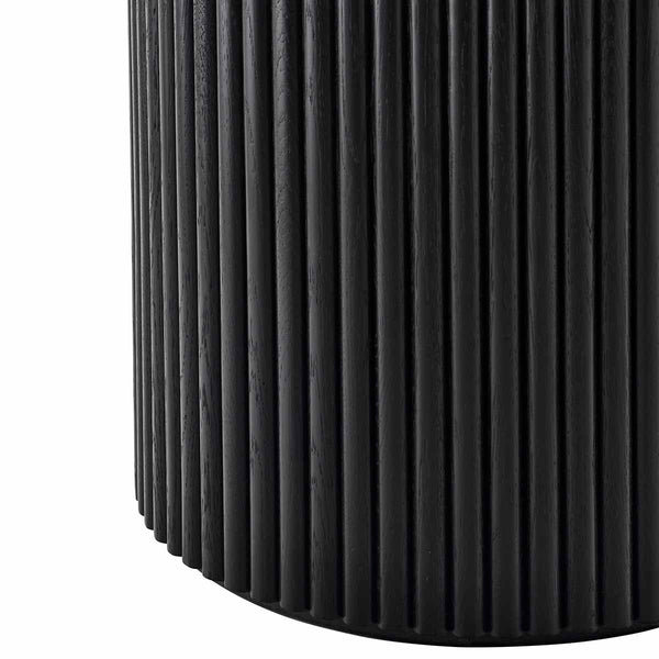 Life Interiors Cosmos Coffee Table (Black Oak Carrara Marble 85cm)