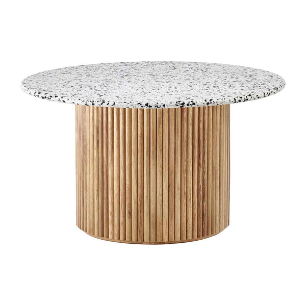 Life Interiors Cosmos Coffee Table (Oak Terrazzo 85cm)