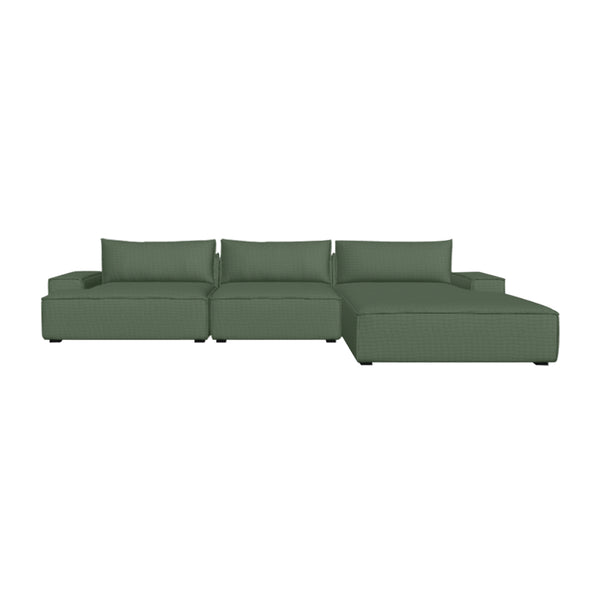 Life Interiors Daphne 3 Seater Modular Right Chaise Sofa