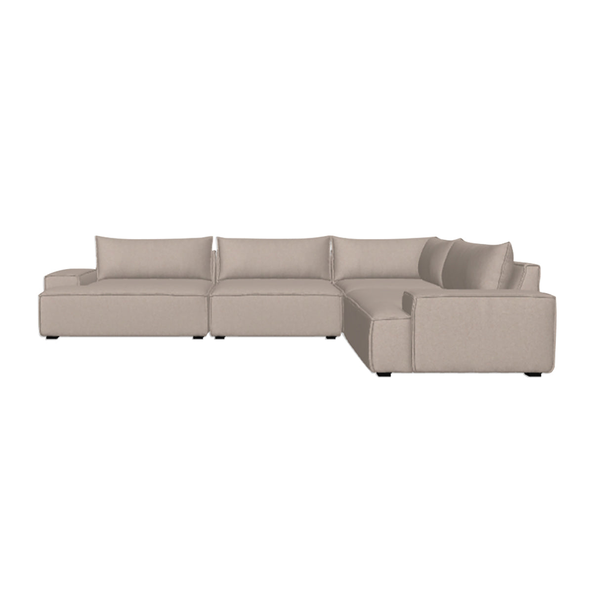 life interiors Daphne 4 Seater Modular Right Corner Sofa