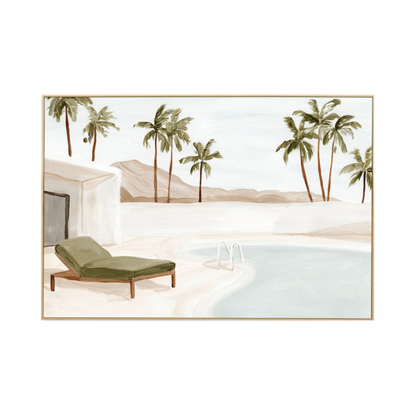 Life Interiors Desert Hideaway Haze Landscape Art Print