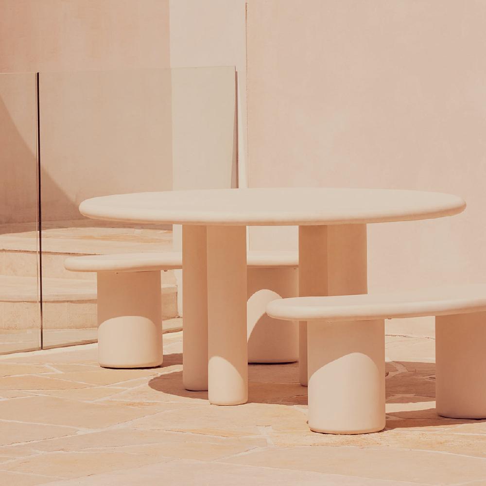 life interiors Earth Outdoor Dining Table (150cm Diameter)