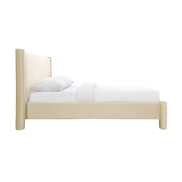Life Interiors Estelle Velvet King Bed (Desert Velvet)