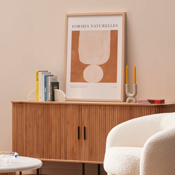 Life Interiors Formes Naturelles Poster Framed Print