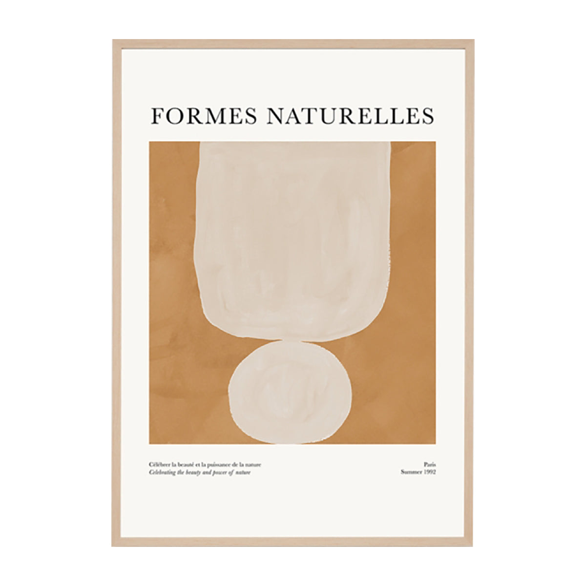 life interiors Formes Naturelles Poster Framed Print