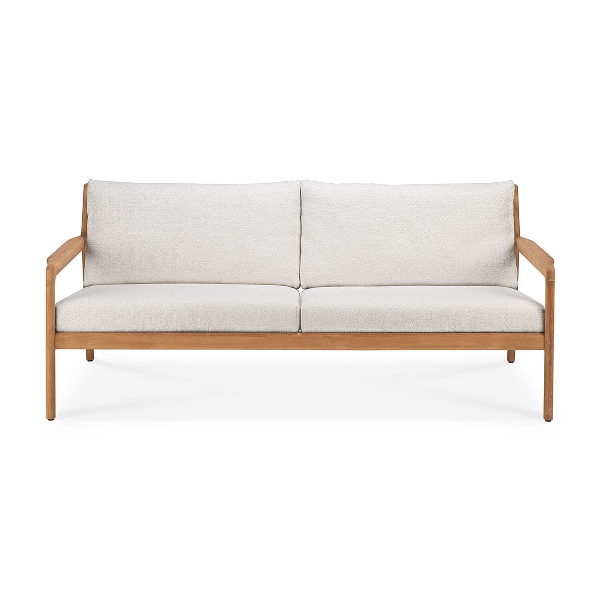 life interiors Jack Outdoor Fabric 3 Seater Sofa (Teak Off White)