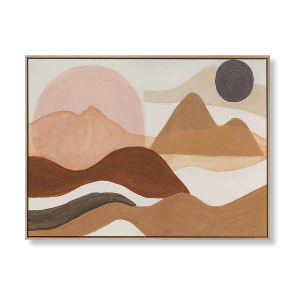 Life Interiors Adobe Boho Landscape Art Print