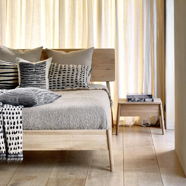 Life Interiors Air Queen Bed Frame (Oak)