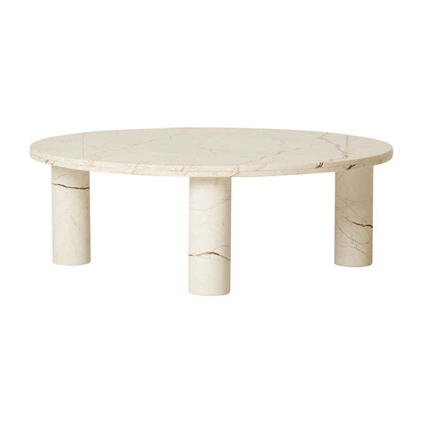 Life Interiors Amara Round Leg Marble Coffee Table