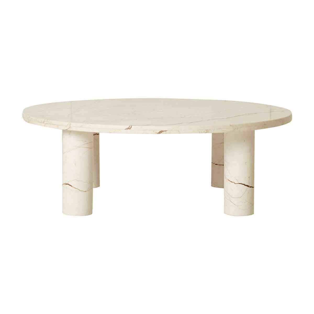 life interiors Amara Round Leg Marble Coffee Table