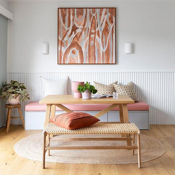 Life Interiors Amber Braided Oval Jute Rug