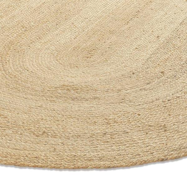 Life Interiors Amber Braided Oval Jute Rug