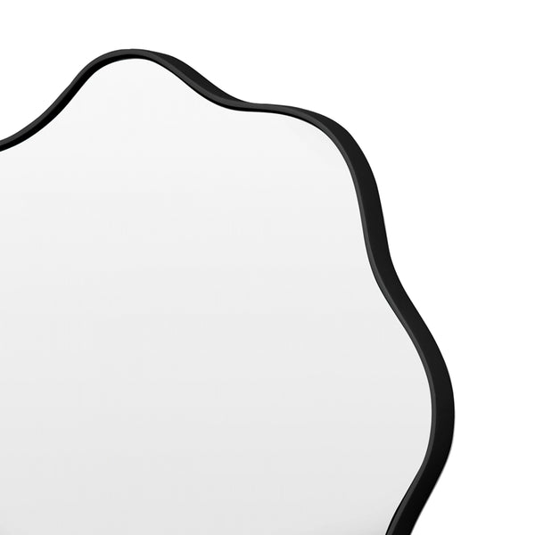 Life Interiors Artemis Round Mirror (Black)