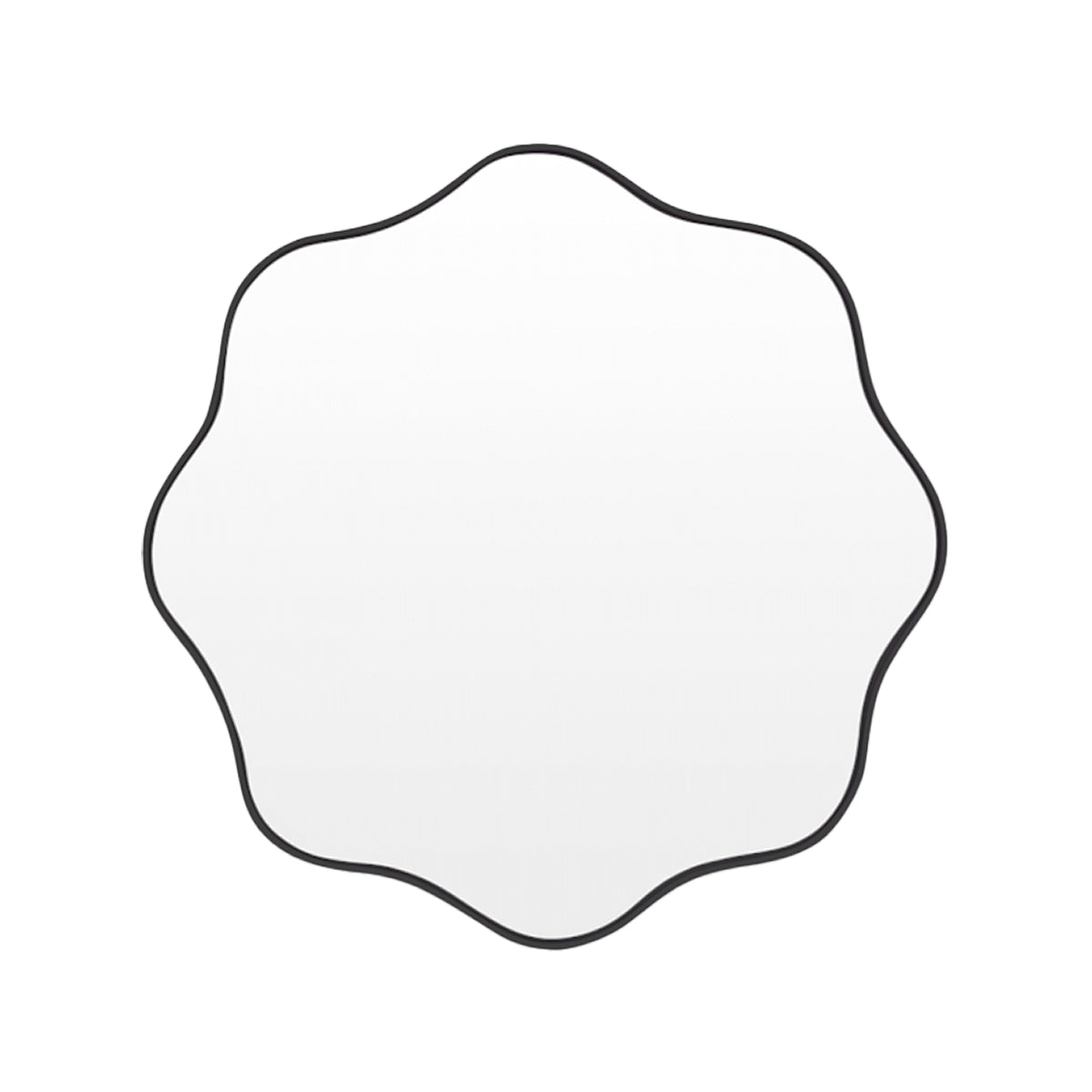 life interiors Artemis Round Mirror (Black)