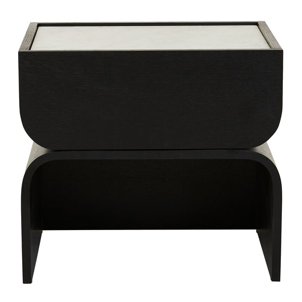 Life Interiors Artie Arc Marble Bedside