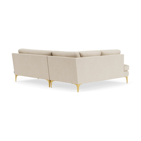 Life Interiors Astha Boucle Left Corner Sofa