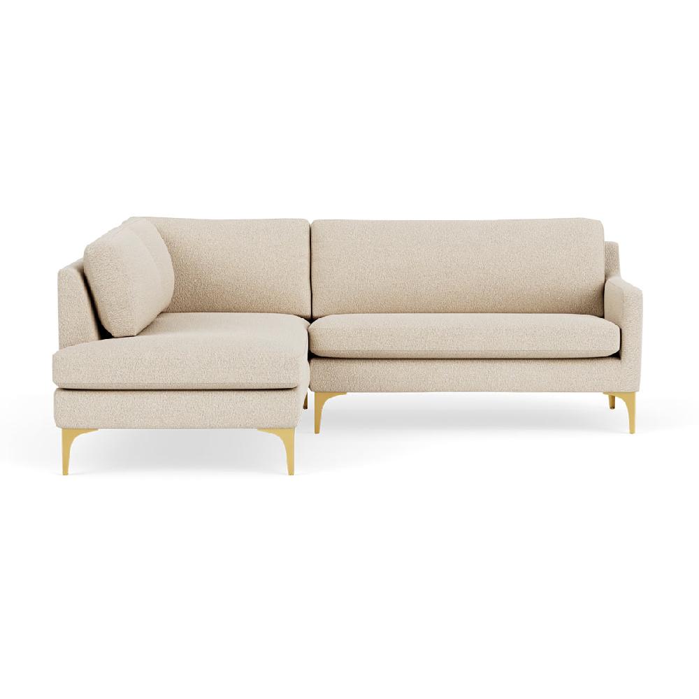 life interiors Astha Boucle Left Corner Sofa