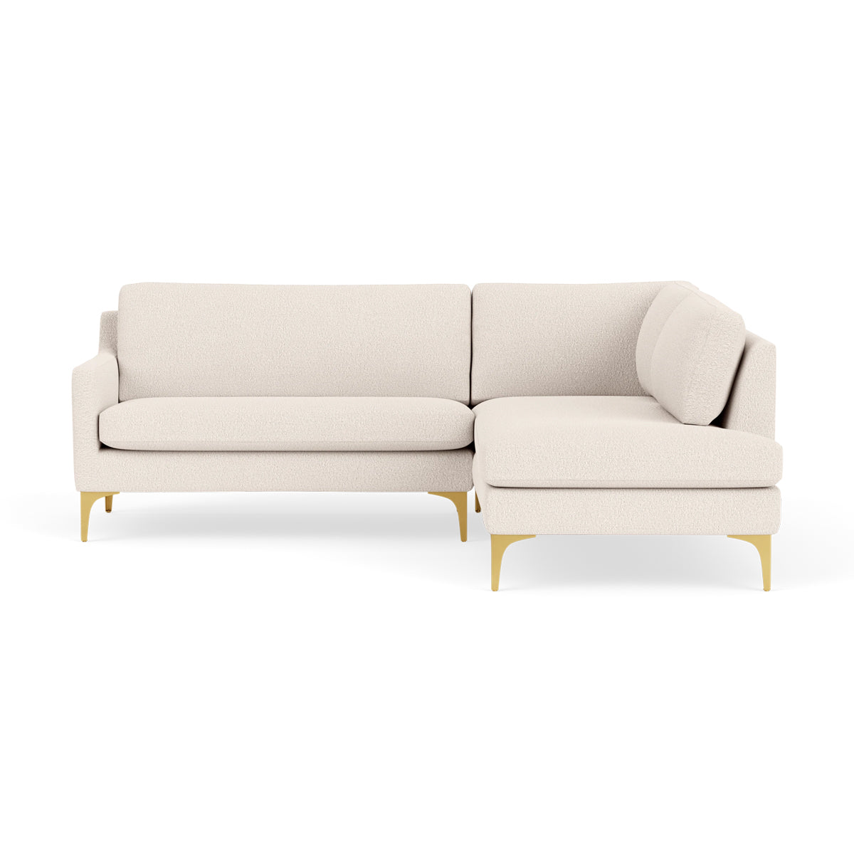 life interiors Astha Boucle Right Corner Sofa
