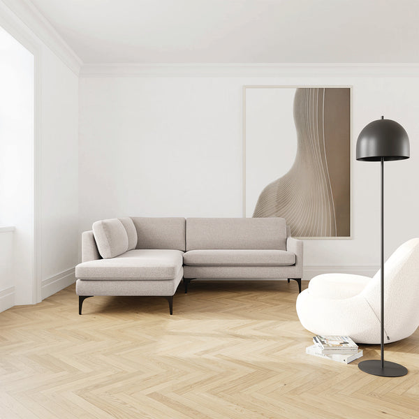 Life Interiors Astha Fabric Left Corner Sofa