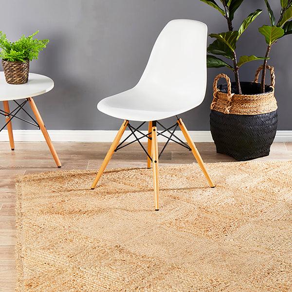 Life Interiors Atrium Hatch Rug (Natural)