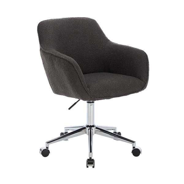 Life Interiors Ava Boucle Office Arm Chair