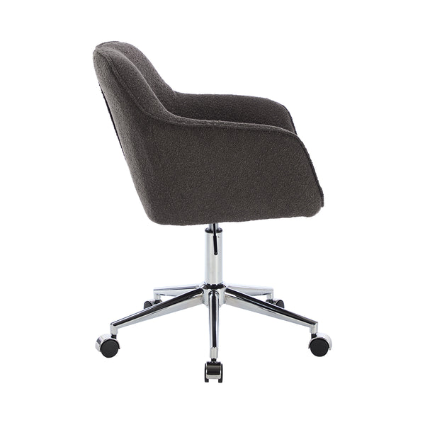 Life Interiors Ava Boucle Office Arm Chair