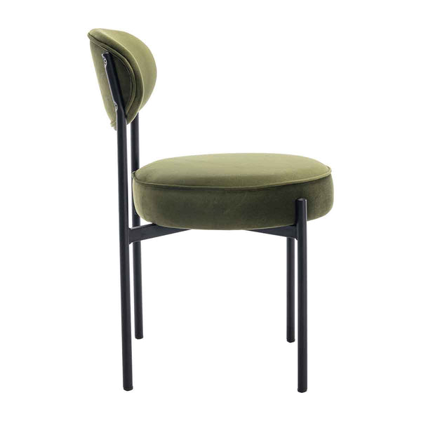 Life Interiors Ava Velvet Dining Chair