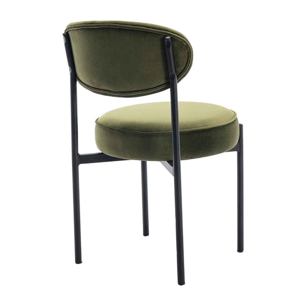 Life Interiors Ava Velvet Dining Chair