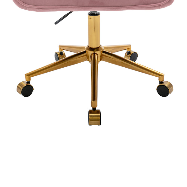 Life Interiors Ava Velvet Office Arm Chair