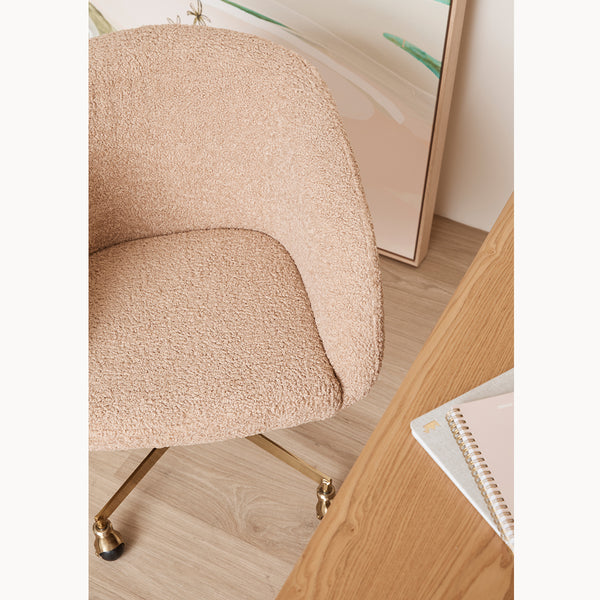 Life Interiors Avalon Fur Office Chair