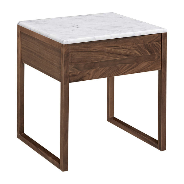Life Interiors Avalon Marble Bedside Table