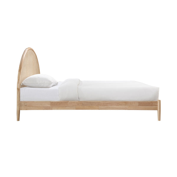 Life Interiors Avery Arch Rattan Single Bed (Oak)
